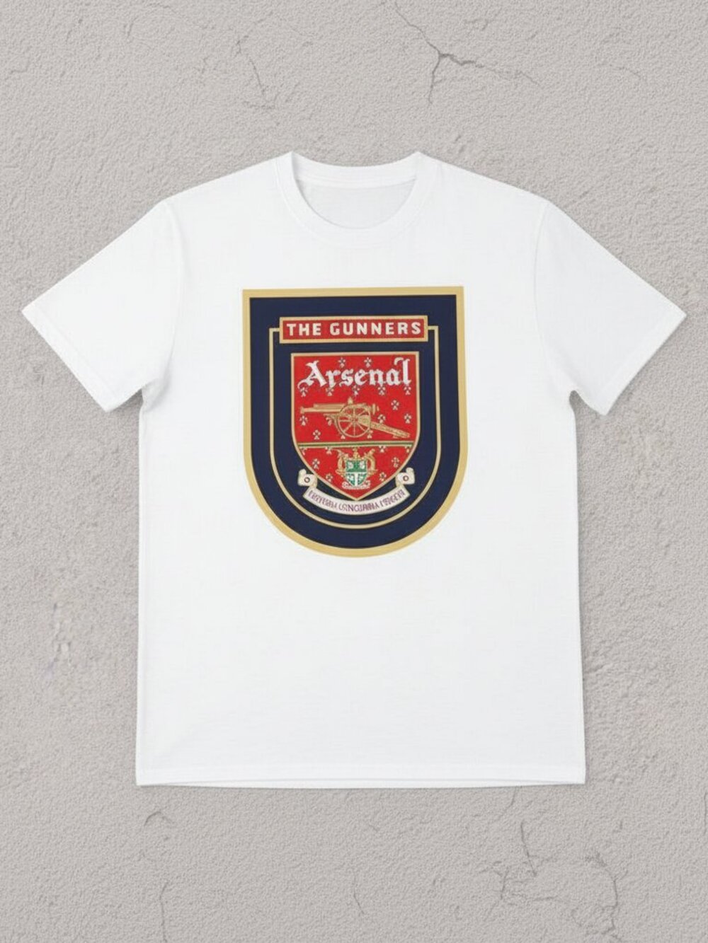 Arsenal FC Graphic T-Shirt – The Gunners Crest Unisex футбол Tee
